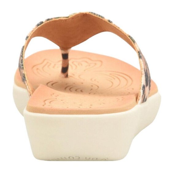 B.O.C. Aimee  Flip-Flop Thong Sandals Tan Leopard Print Tan Size 6 New In Box - Picture 10 of 14